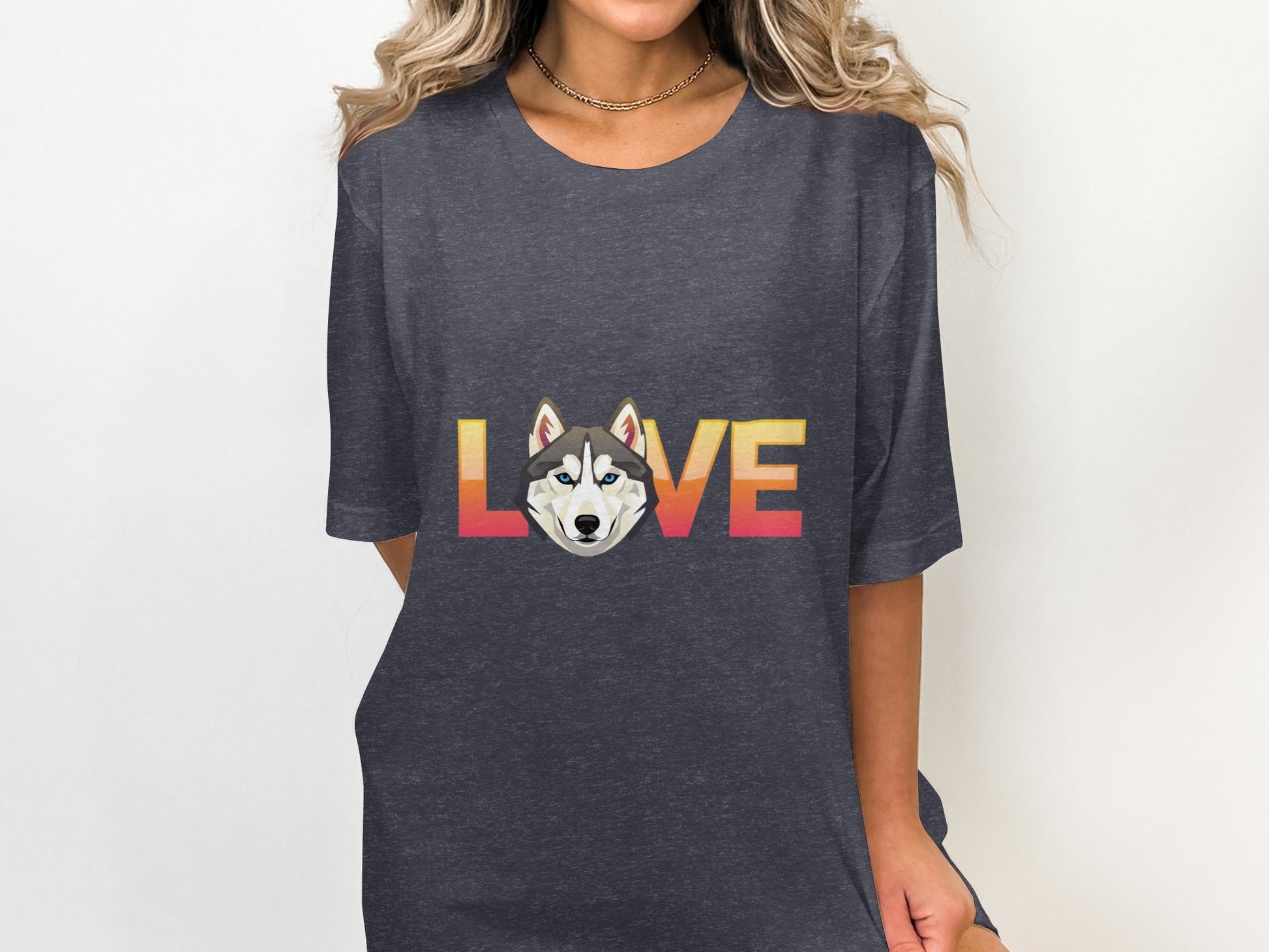 LOVE Husky Graphic T-Shirt product type