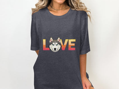 LOVE Husky Graphic T-Shirt product type