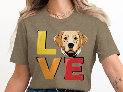 Love Labrador Print Graphic T-Shirt product
