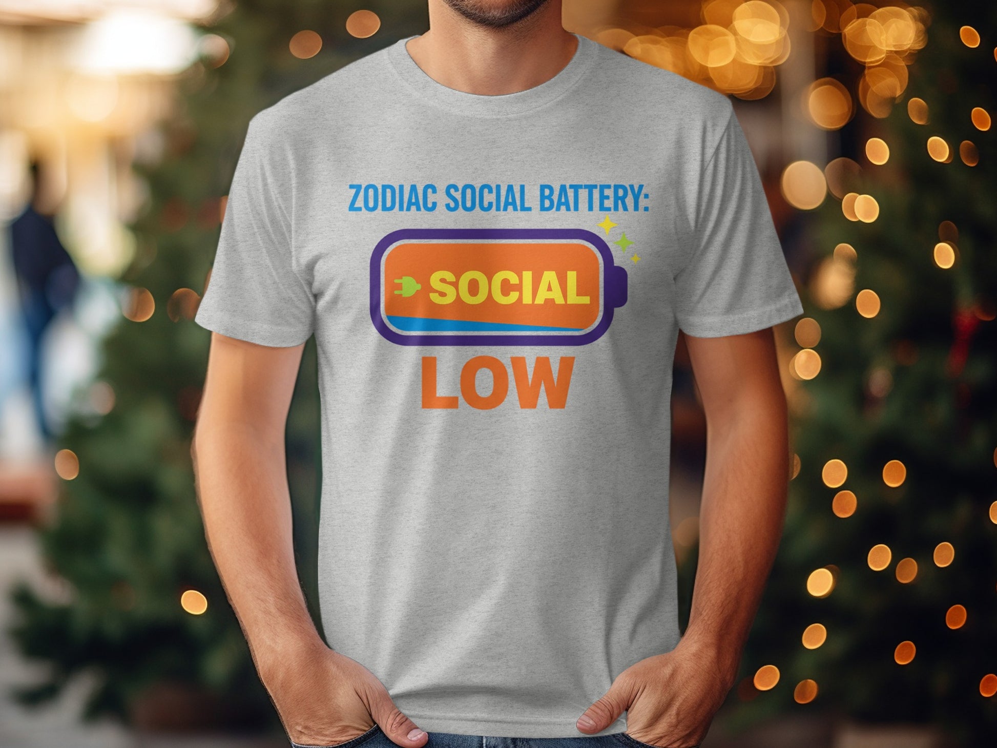 Zodiac Social Battery Social Low T-Shirt product