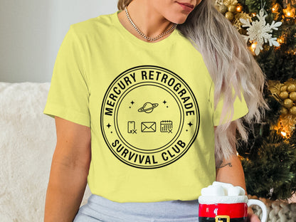 Mercury Retrograde Survival Club Fun T-Shirt