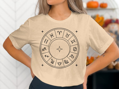Zodiac Horoscope Graphic Tee Astrological Shirt