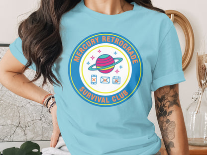 Mercury Retrograde Survival Club Graphic T-Shirt