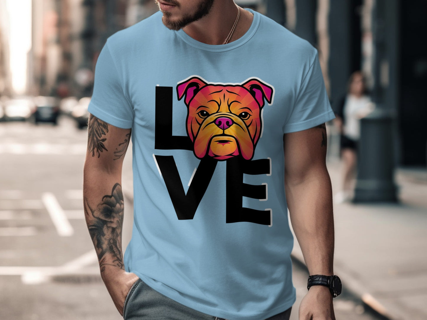 Dog Love Heart Design for Animal Lovers Unisex T-Shirt