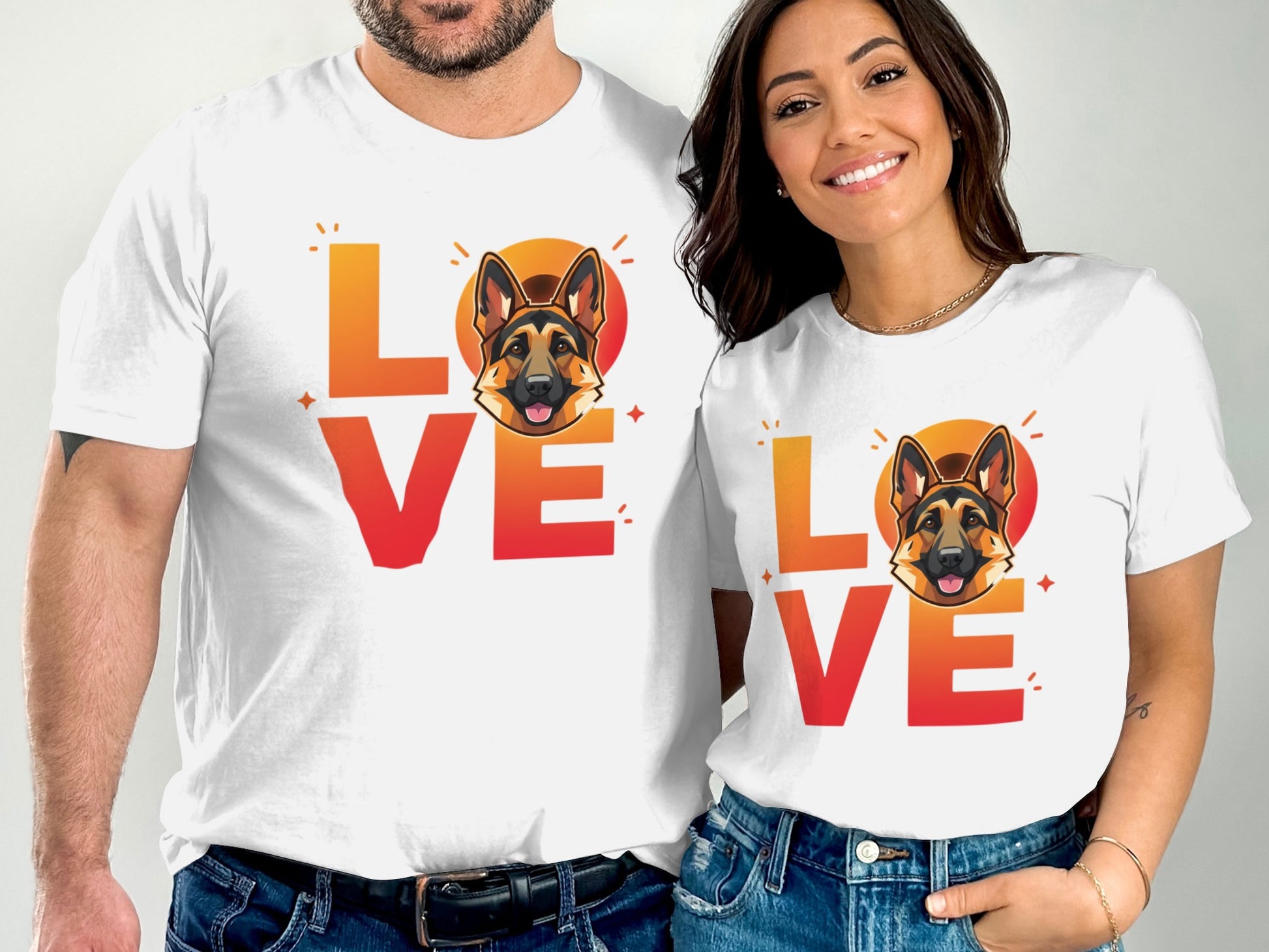 Love German Shepherd Design Shirt product type