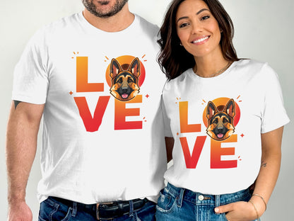 Love German Shepherd Design Shirt product type