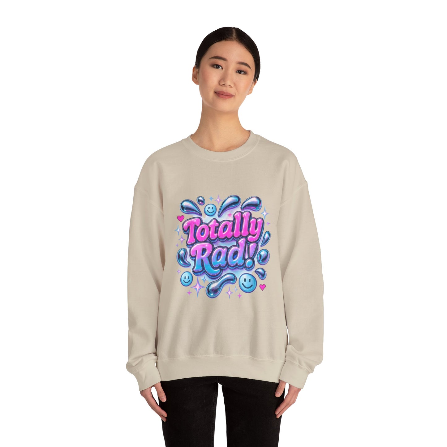 Totally Rad Unisex Crewneck Sweatshirt