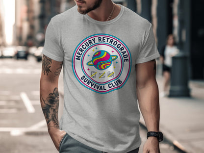 Mercury Retrograde Survival Club Graphic Tee