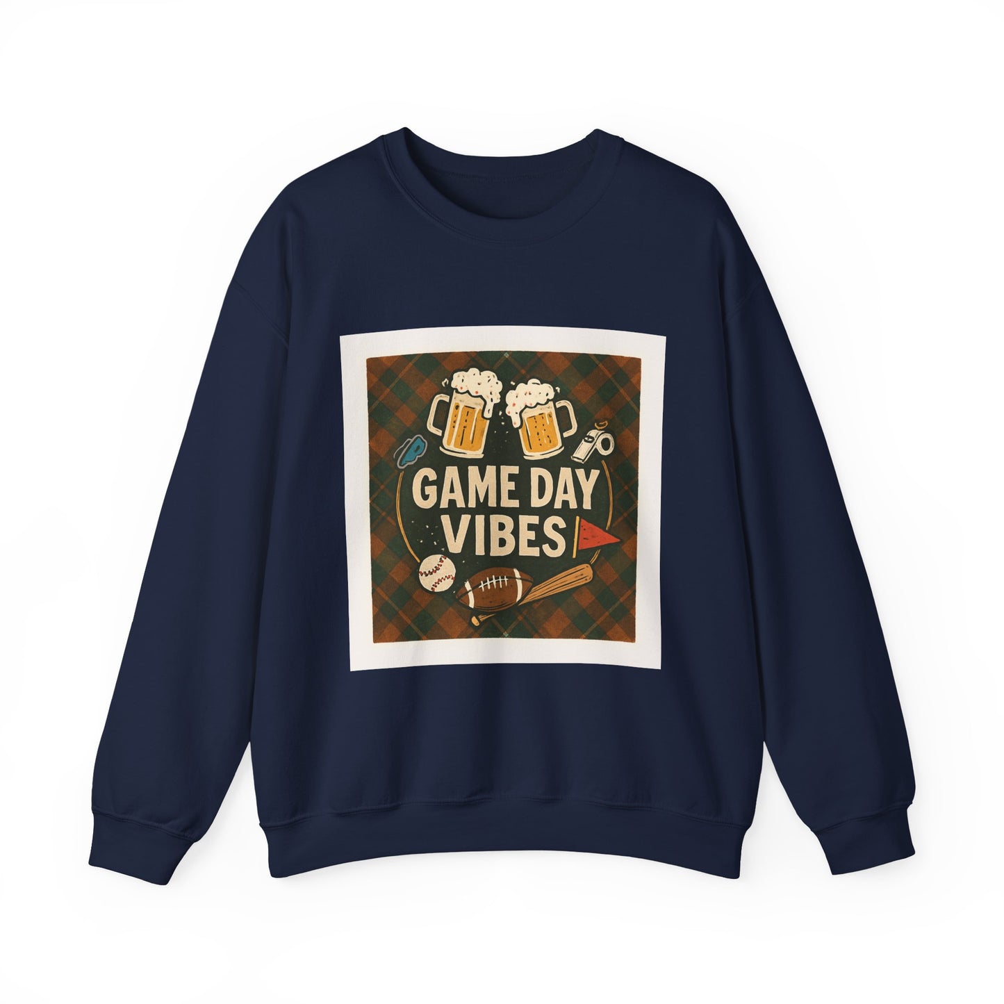 Cozy Sports-Bar / Tailgating Vibes - Unisex Heavy Blend™ Crewneck Sweatshirt