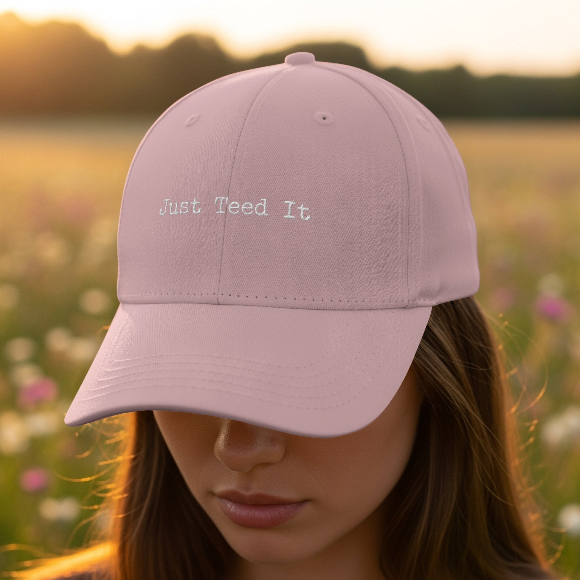 Just Teed It Embroidered Casual Style Hat
