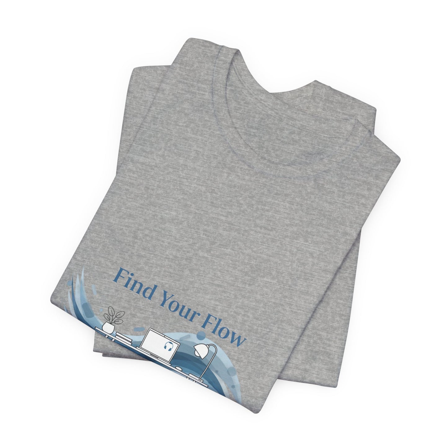Find Your Flow Tee | flow state, productivity art, focus motivation