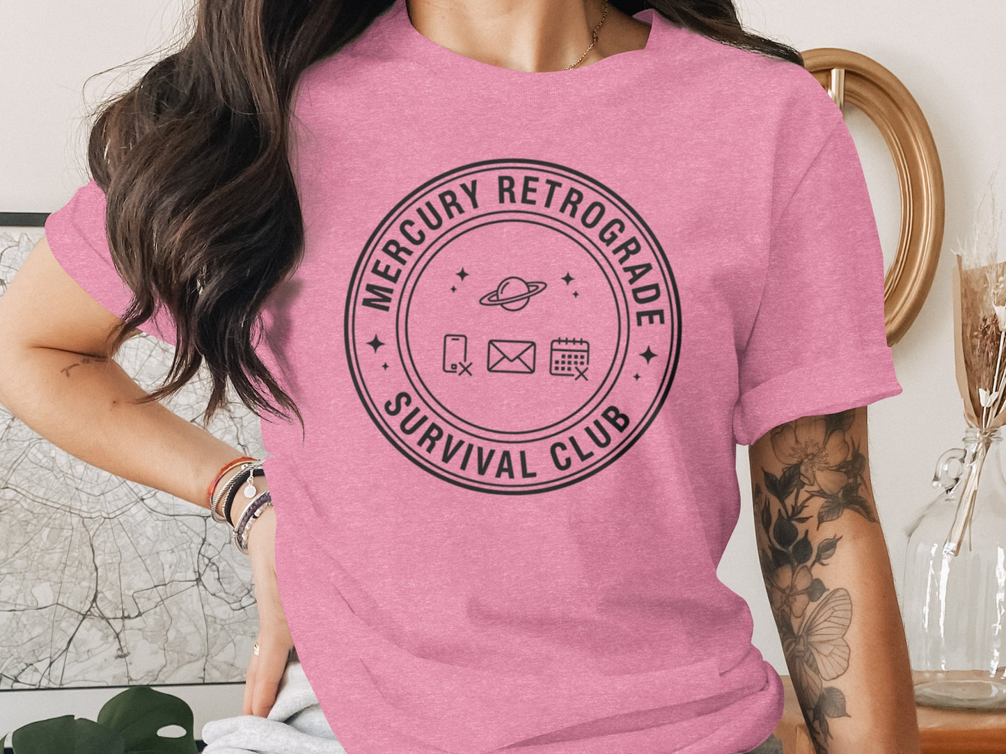 Mercury Retrograde Survival Club Graphic Tee Product