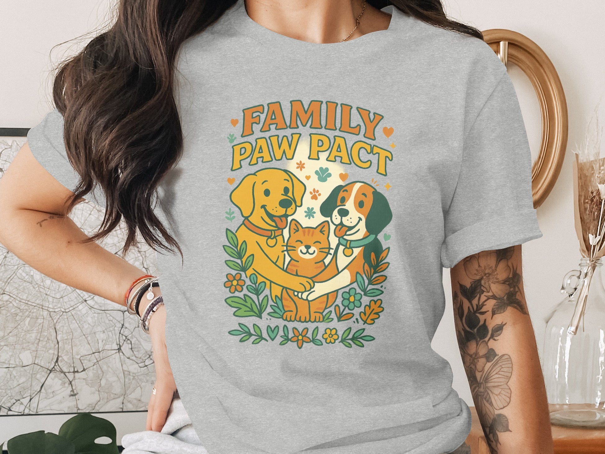 Family Paw Pact Graphic Animal Tee product