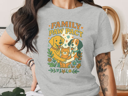 Family Paw Pact Graphic Animal Tee product