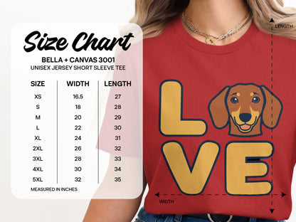Love Graphic Tee Bella Canvas 3001 Shirt product type