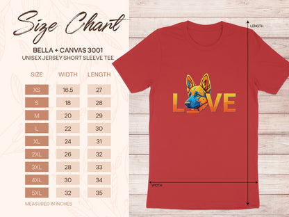 Dog in Love Graphic Design Unisex Tee product
