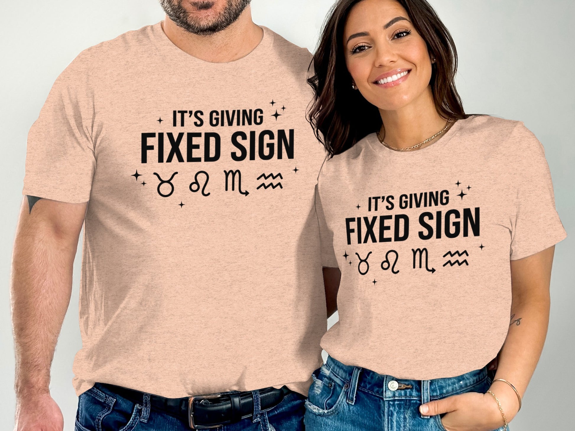 It's Giving Fixed Sign Graphic Tee Matching Outfit