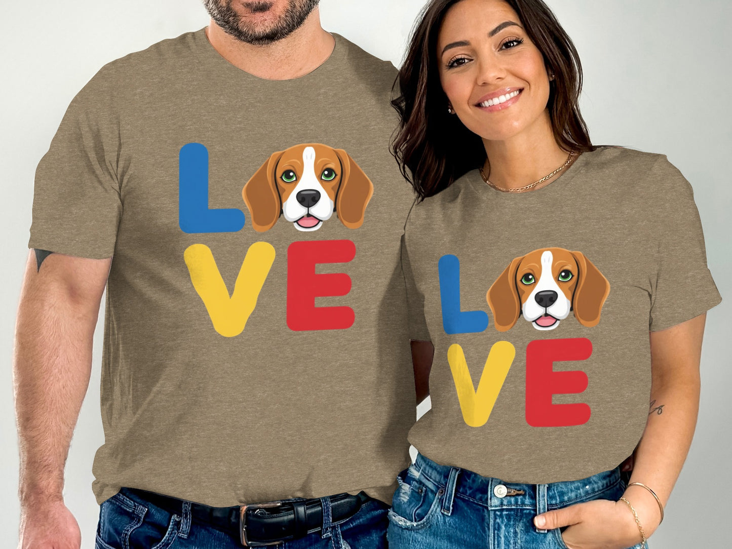 Cute Love Graphic Matching Doggy T-Shirt product