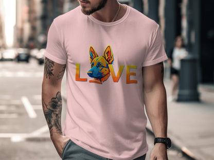 Love German Shepherd Animal Pet Lover Cool Gift T-Shirt
