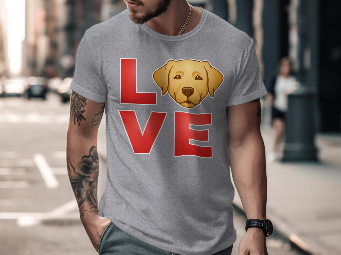 Love Dog Graphic Tee Casual Wear Product Type