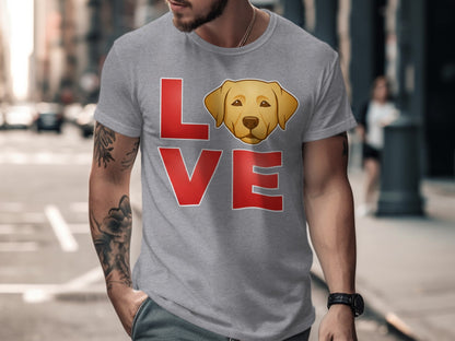 Love Dog Graphic Tee Casual Wear Product Type