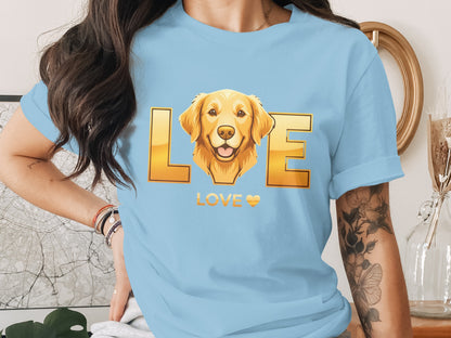 Love Golden Retriever Graphic Tee product