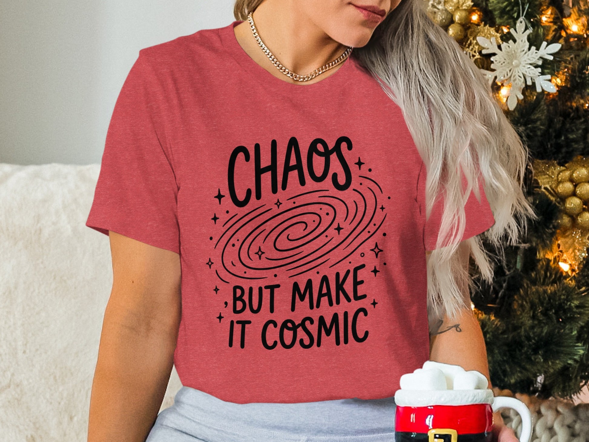 Chaos But Make It Cosmic Graphic Tee Product