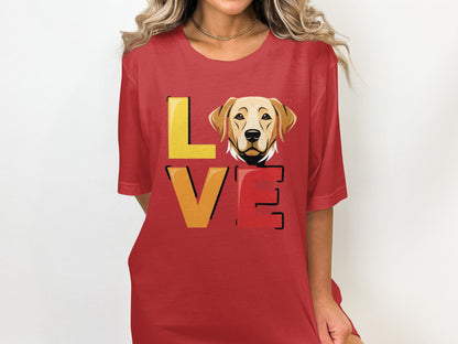 Love Labrador Graphic Tee Casual Wear Product