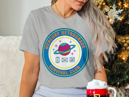Mercury Retrograde Survival Club graphic tee
