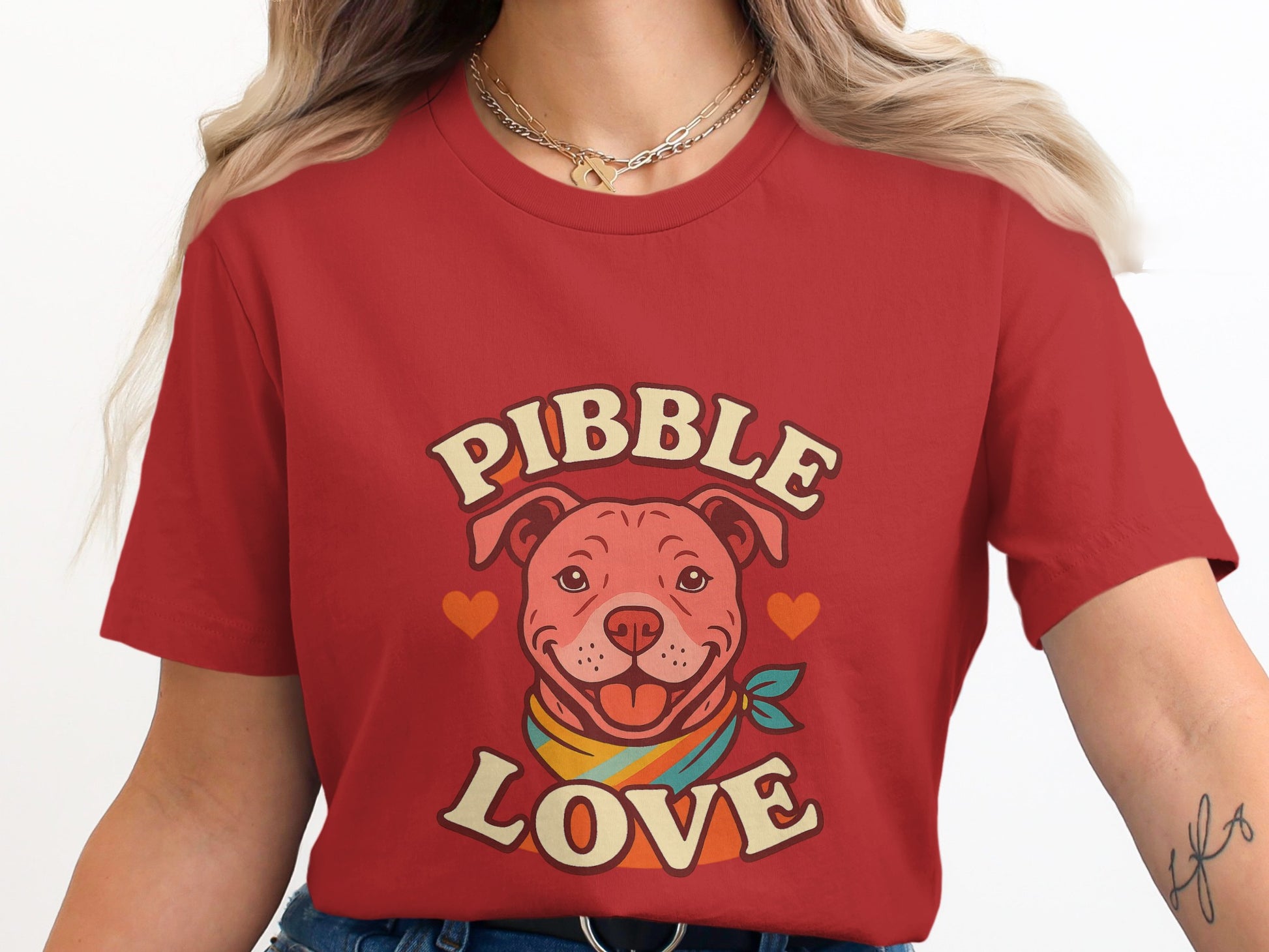 Pibble Love Graphic Tee for Pet Lovers Clothing product