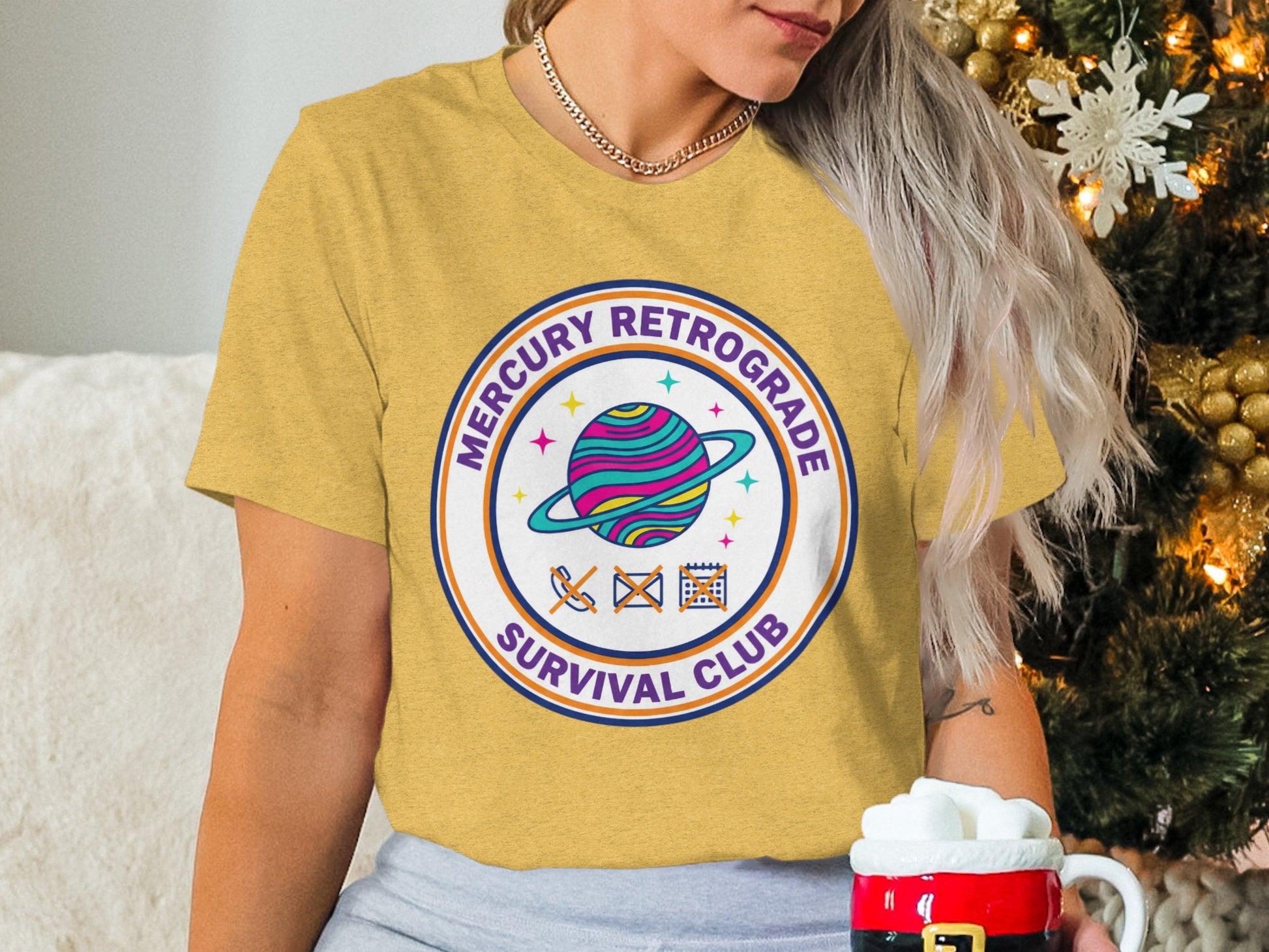Mercury Retrograde Survival Club Graphic Tee