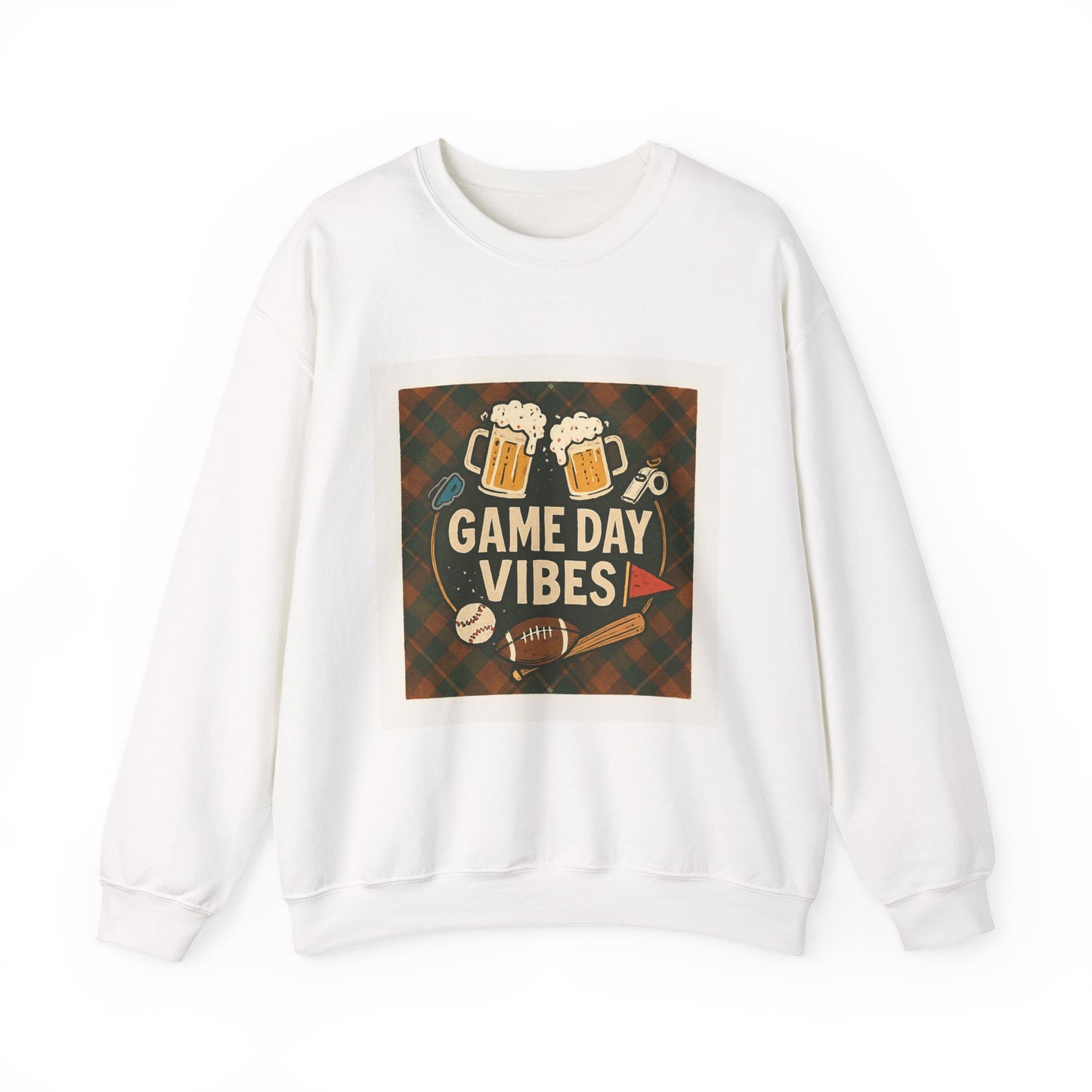 Cozy Sports-Bar / Tailgating Vibes - Unisex Heavy Blend™ Crewneck Sweatshirt