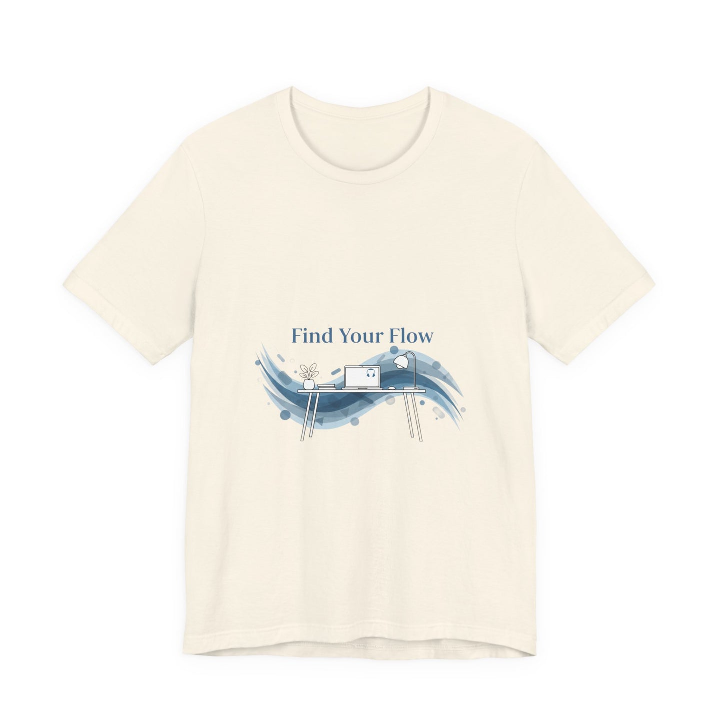 Find Your Flow Tee | flow state, productivity art, focus motivation