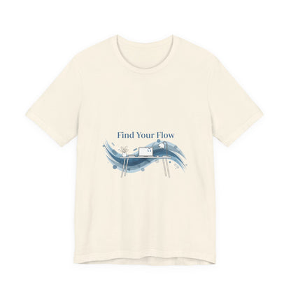 Find Your Flow Tee | flow state, productivity art, focus motivation