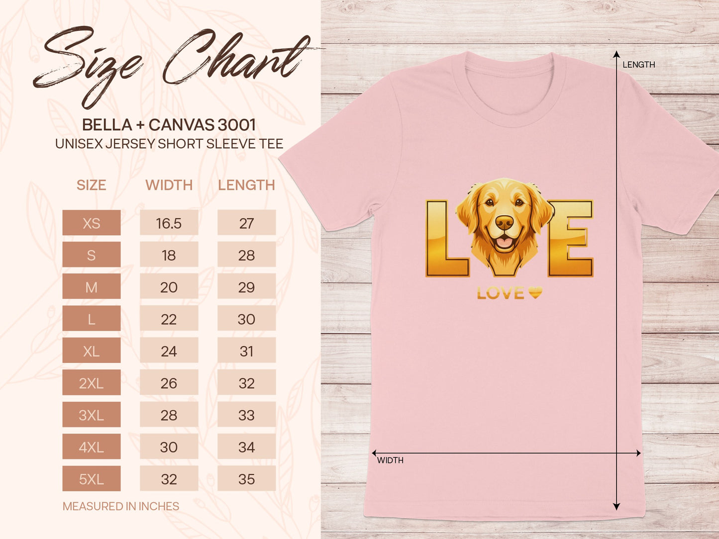 Golden Retriever Love Graphic Tee product