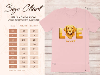 Golden Retriever Love Graphic Tee product