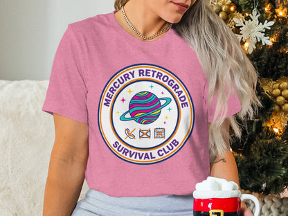 Mercury Retrograde Survival Club graphic tee