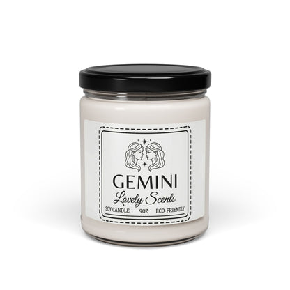 Gemini Lovely Scents Soy Candle 9oz Eco-Friendly