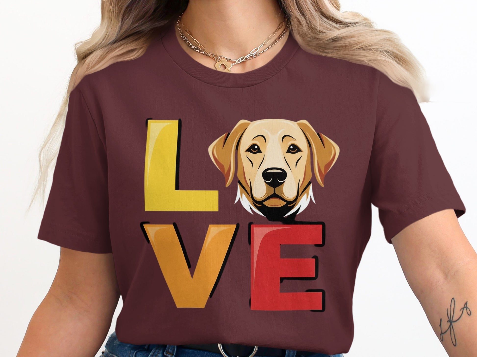 Long Sleeve Love Dog Graphic Casual Top product