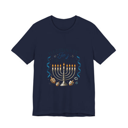 Hanukkah Menorah Tee — "Illuminate Joy Together" Holiday T-Shirt