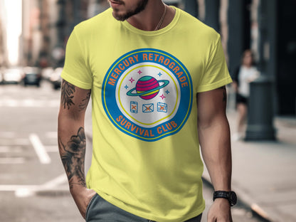 Mercury Retrograde Survival Club Graphic T-Shirt