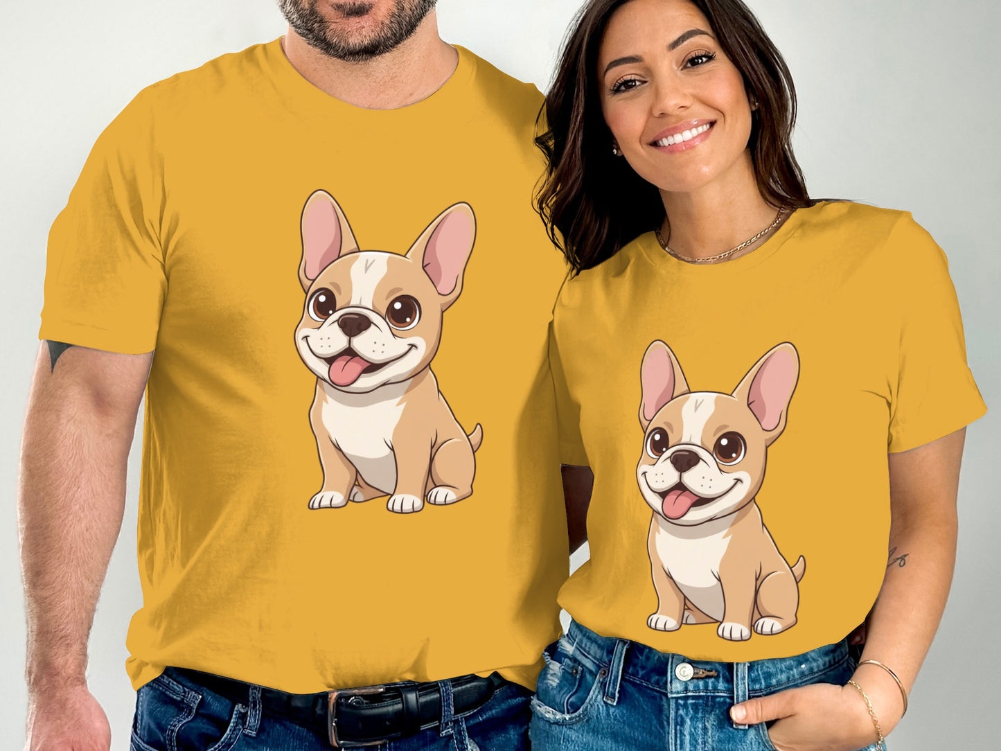 Adorable French Bulldog Graphic Unisex Tee