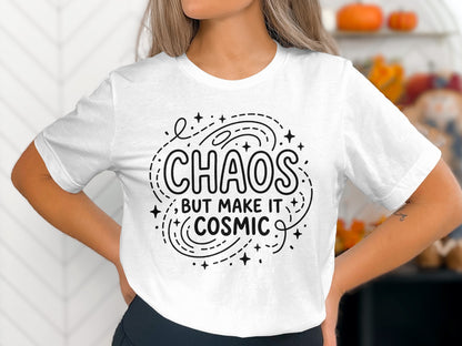 Chaos But Make It Cosmic Graphic T-shirt