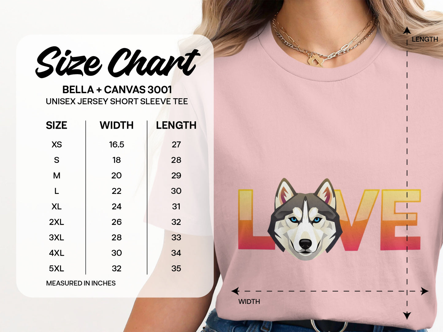 Husky Love Unisex Jersey Short Sleeve Tee product type