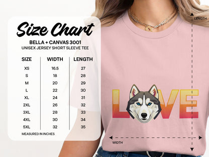Husky Love Unisex Jersey Short Sleeve Tee product type