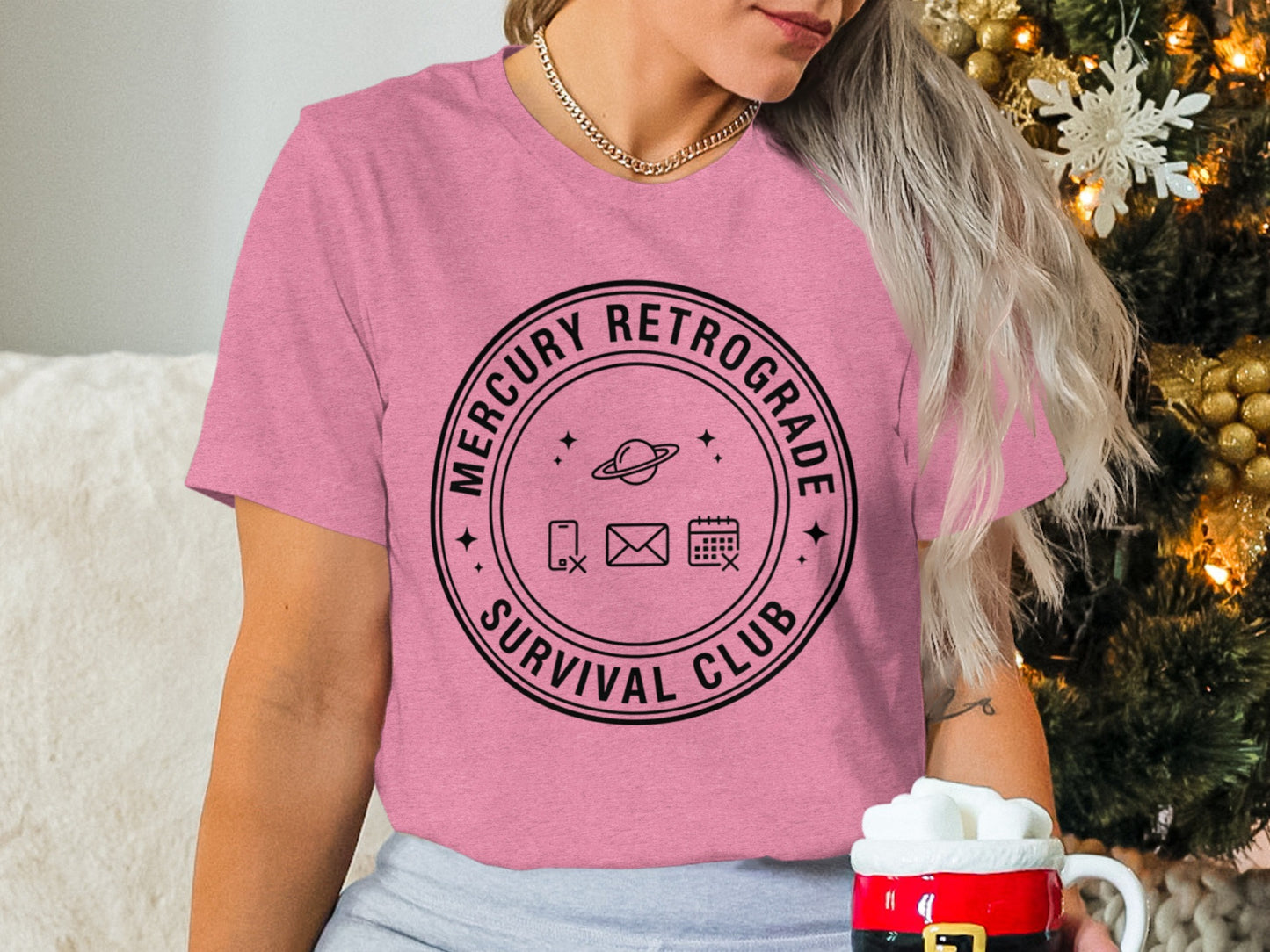 Mercury Retrograde Survival Club Graphic Tee