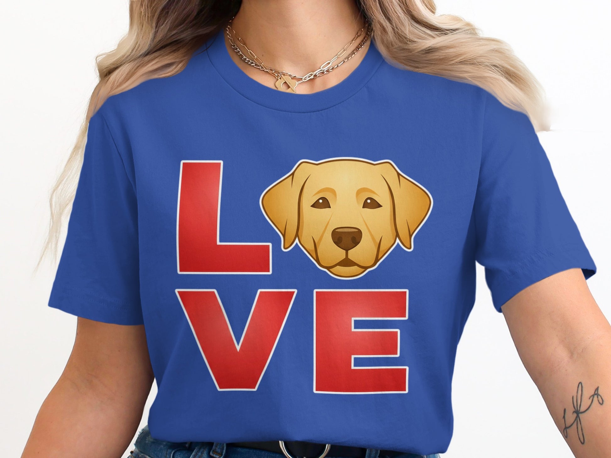 Love Labrador Graphic Print Women T-Shirt product type