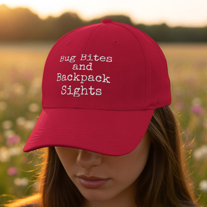 Bug Bites and Backpack Sights Hat