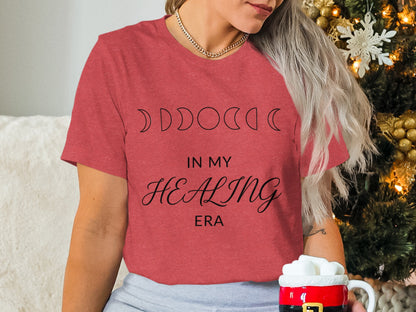 In My Healing Era Moon Phases Design Shirt