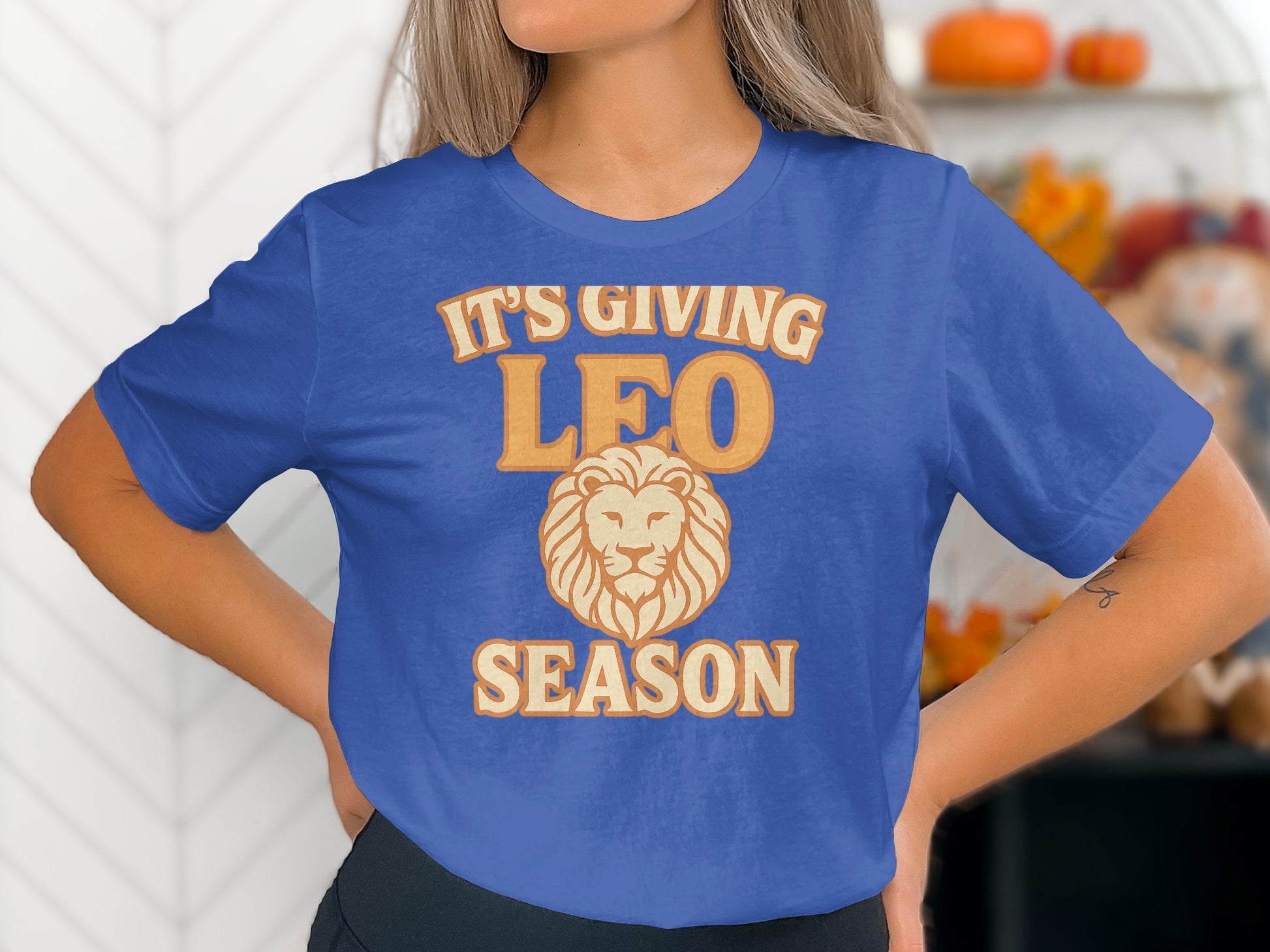 It's Giving Leo Season Graphic T-Shirt product type